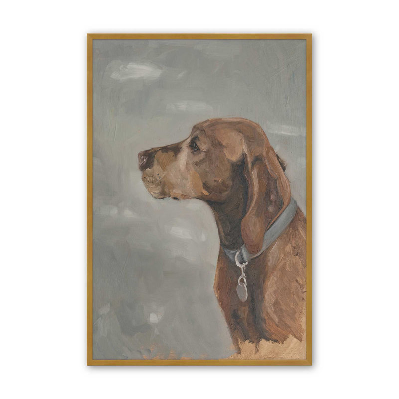 Reproduction d'art «Pet Portraitudes IV» par Marian Parsons, H 30 po x l 20 po, Impression sur cadre ouvert sans papier mat