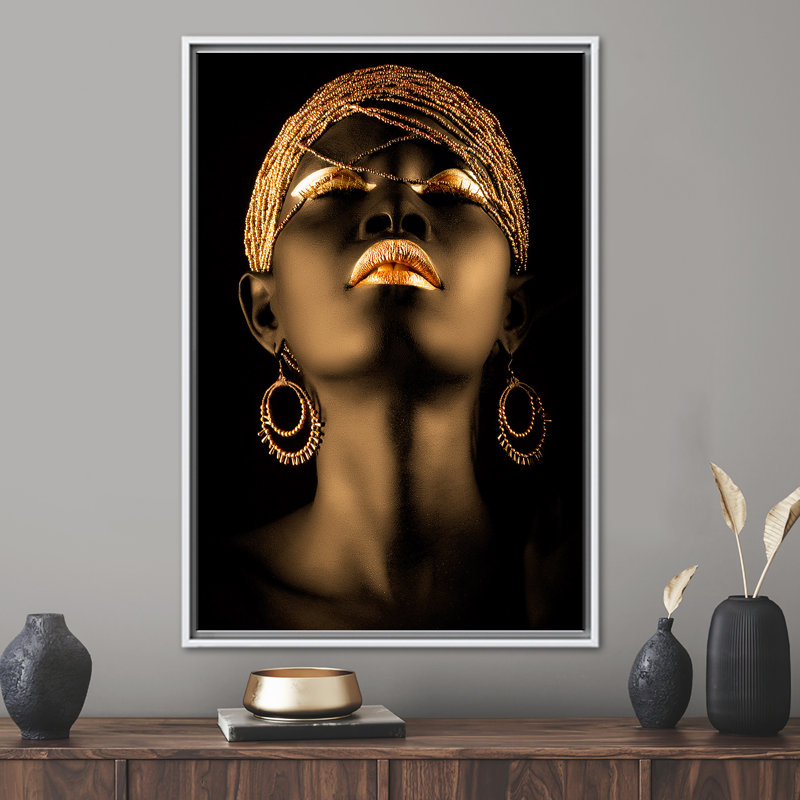 Print on Canvas, 70 cm H x 100 cm W, White Floater Framed