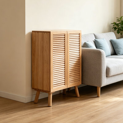 Japanese style minimalist shoe cabinet