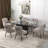 Dinnington Velvet Upholstered Side Chair With Black Legs-480444288