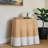 Elita Rectangular Rattan Console Table with Scallops