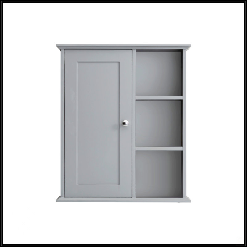 Armoire murale 23,6 po, Gris