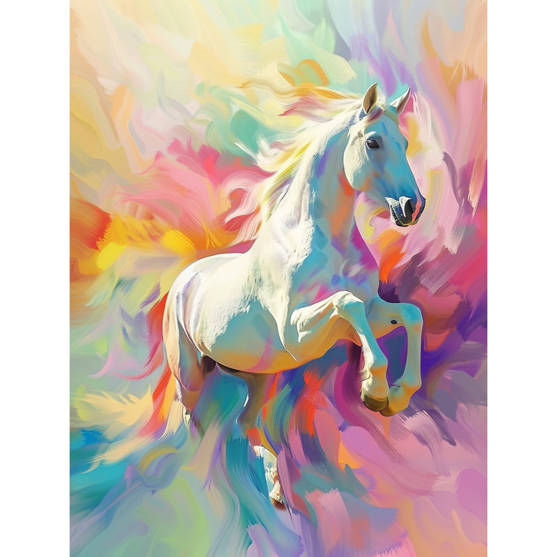 «Dream Bloom», art mural sur toile tendue, L 16 po x H 24 po x P 1,5 po