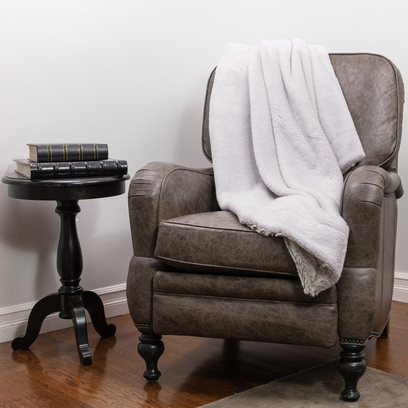 Hand Woven Throw Blanket, Gray