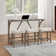 59" Wide 3-Piece Solid Wood Bar Table Set With USB Charging Port And Backless Stools