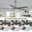 Ventilateur de plafond à DEL 5 pales Bascio-378707608-383305363-378673189
