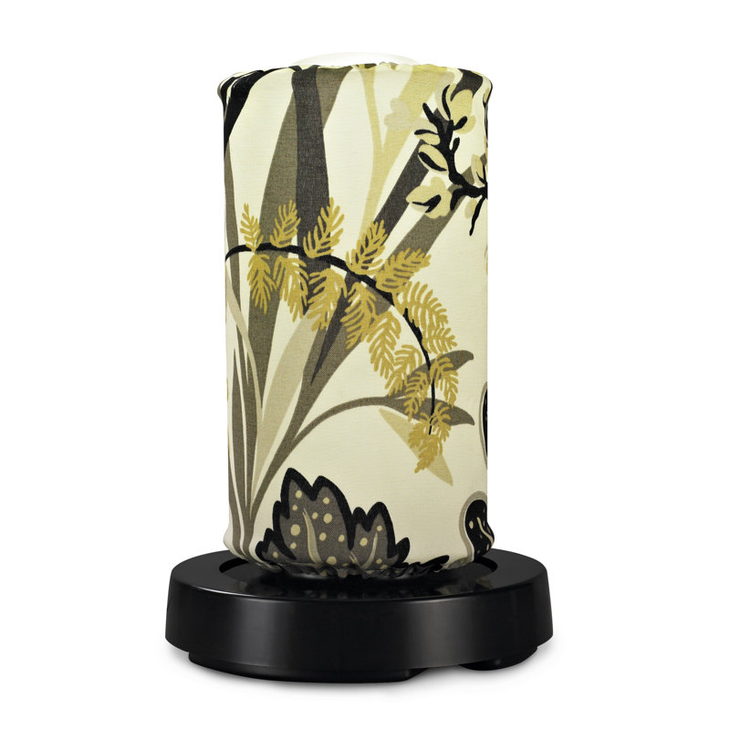 PatioGlo 16'' Plug-in Integrated LED Outdoor Table Lamp, Caviar