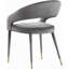 Ensemble de 2 chaises en velours Modern-1149826200