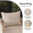 Outdoor Khaki Handwoven Rope Swivel Chair-514022526