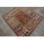 Antique Bergama Turkish Medallion Knotted Rug
