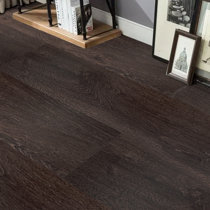 Rectangular Oak Wood LVT Wooden Floor Plank, Thickness: 1.5mm,  Size/Dimension: 6x36 inch (WxL)