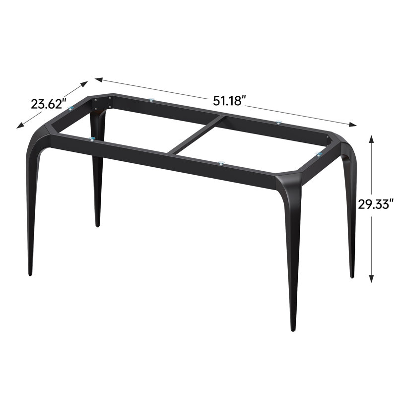 Pieds de table en métal
