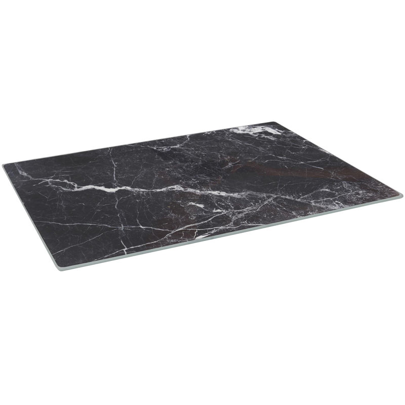 Harbour Housewares - Rectangular Glass Chopping Board, 50cm L x 40cm W