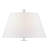 Middleborough 26.5" White Resin Table Lamp