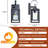 2 Packs Outdoor Wall Lights