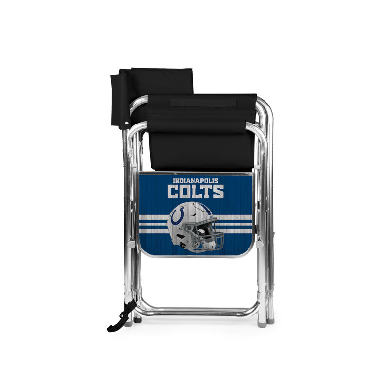 Folding Director Chair, Indianapolis Colts, Black