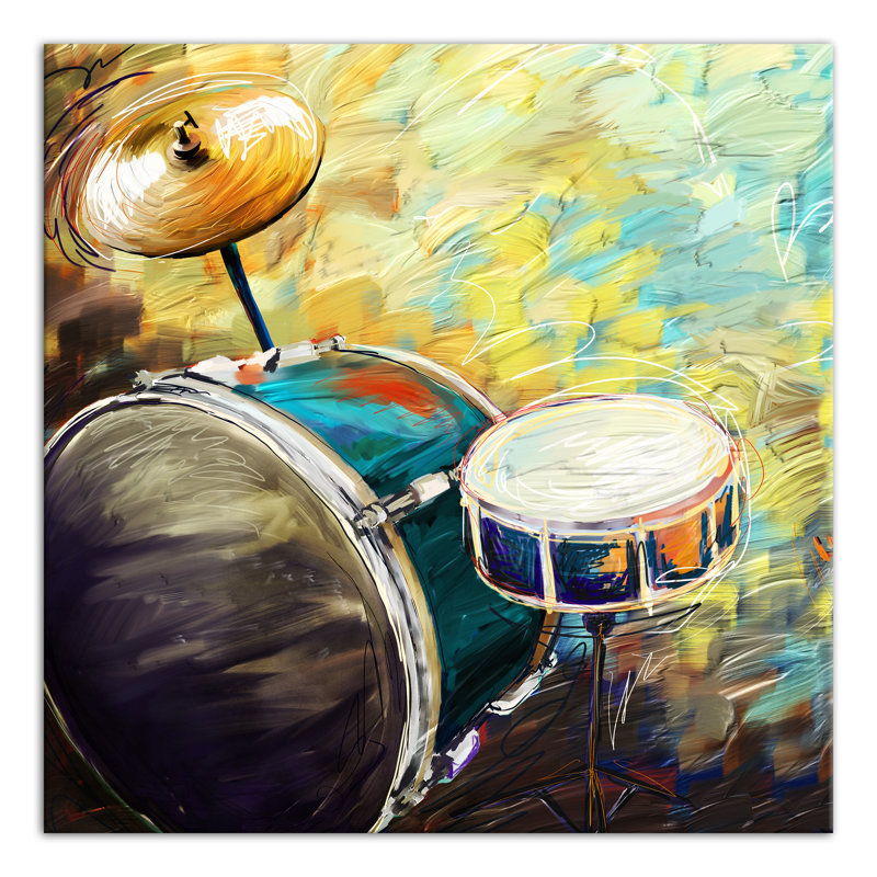 " Painted Drum Set "