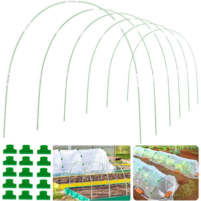 Ensemble de remise en arc en fibre de verre Greenhouse Simple à utiliser et facile à utiliser