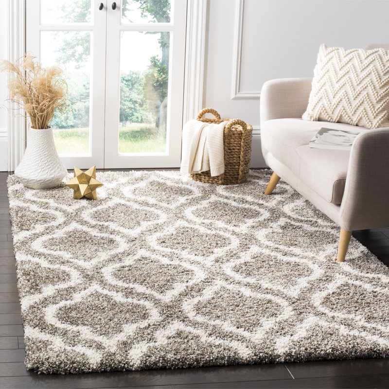 Tapis à poils longs Darrold Hudson, Rectangle 6 pi x 9 pi