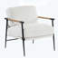 Chaise longue de loisirs en velours noir-1739656675