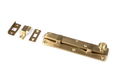 Universal Satin Brass 6" Bolt