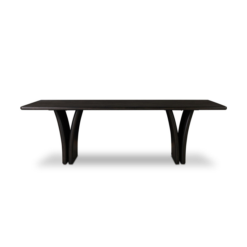 Table de salle à manger Rosas, Dark Espresso Reclaimed French Oak