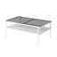 Coffee Table And End Tables Set Of 3, Tempered Glass Table With MDF Layer, Modern Tables For Living Room-1532948452