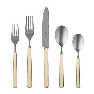 Fantasia Pewter Flatware Set - Sesame