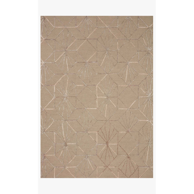 Dellon Geometric Indoor Rug, Brown