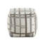 Pouf carré en tissu jacquard multicolore avec repose-pieds moderne, repose-pieds, repose-pieds antidérapant, fauteuil à billes, repose-pieds 1pc