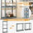 Najon 27.5'' W Metal Shelving Unit-1145135360