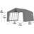 ShelterLogic 3-in-1 Run-in Shelter Brown-113496372