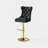 Modern Velvet Adjustable Swivel Counter Height Stools With Tufted Back Dining Chairs-1783443257