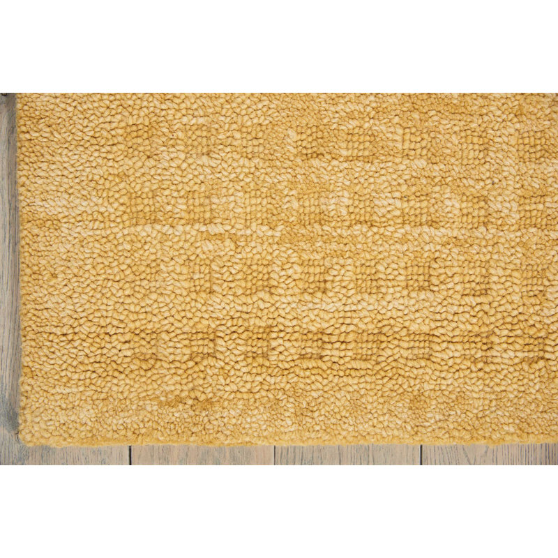 Begoa Wool Checkered Indoor Rug, Rectangle 8' x 10'6