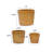 Handmade Ceramic Planter Set Of 3, 15/12/9 Inch Diameter, Earth-Tone Speckled Glaze, For Orchids & Indoor Plants, Windowsill & Bookshelf Use, Breathable Clay-238454652