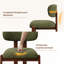 Chaise rembourrée en bois massif avec dossier ergonomique rembourré-817467205