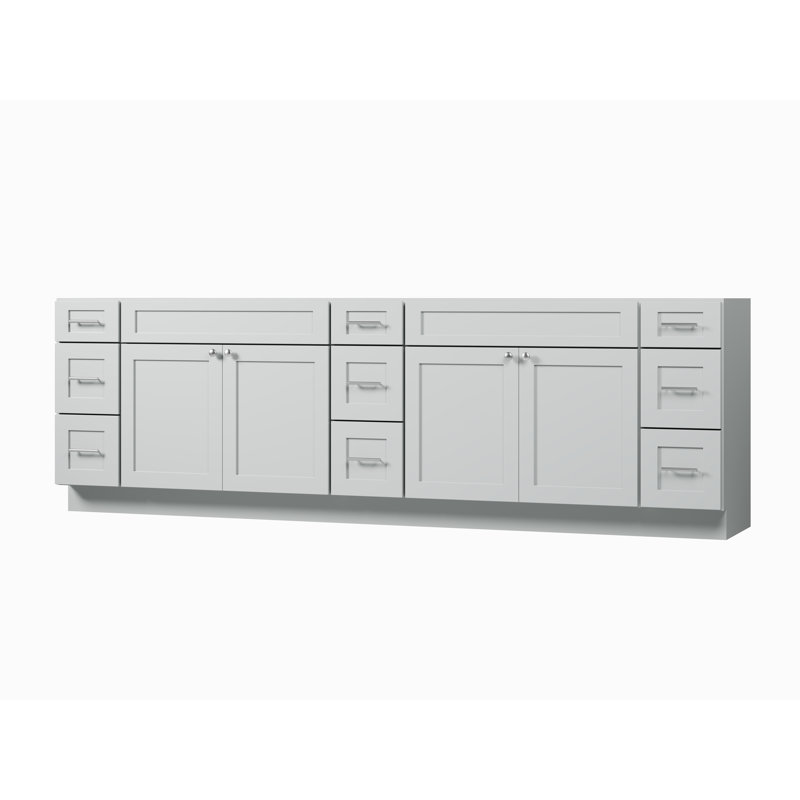 108 Base de meuble-lavabo double 108 seulement, Gris