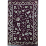 Rama Hand Woven Silk and Wool Oriental Area Rug
