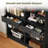 70 inch Tall Bookshelf, Bookshelves and Bookcase, 6-tier Bookshelf With Drawers, Display Storage Shelves For Home Office Living Room Bedroom-1455864388