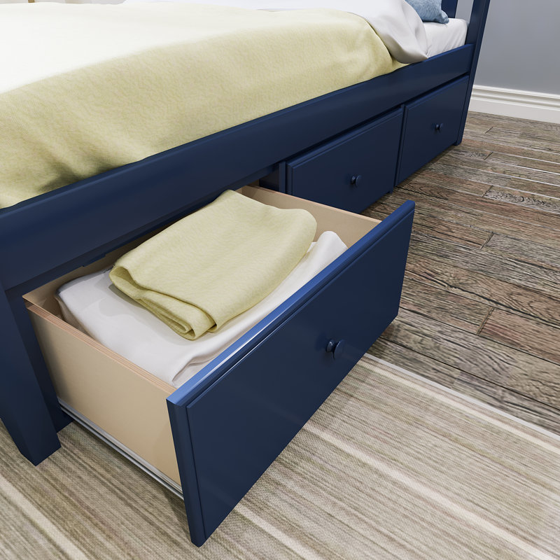 Gentrie Kids with Drawers, Twin, Blue