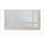 Miroir avec bordure biseautée et bordure géométrique surélevée Varian