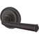 Federal Privacy Door Lever with Traditional Round Rose