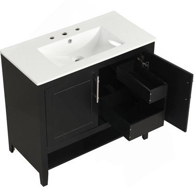 Meuble-lavabo multifonctionnel 36 po avec lavabo 36 po