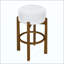 Ensemble de 2 tabourets de bar rembourrés en bois d'intérieur, durables et élégants-758592700