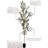 82" Artificial Olive Tree in Plastic Planter