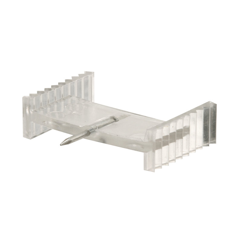 Attaches de grille de fenêtre en plastique transparent Prime-Line, H 4,8 po x l 1,85 po x P 0,65 po