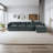 Modern Chenille Loveseat Sofa Couch With Ottoman-506217869-506217868