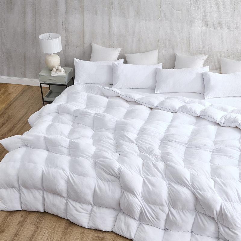 Boi He Thick - Coma Inducer Comforter Set - White, California King Comforter + 4 King Shams