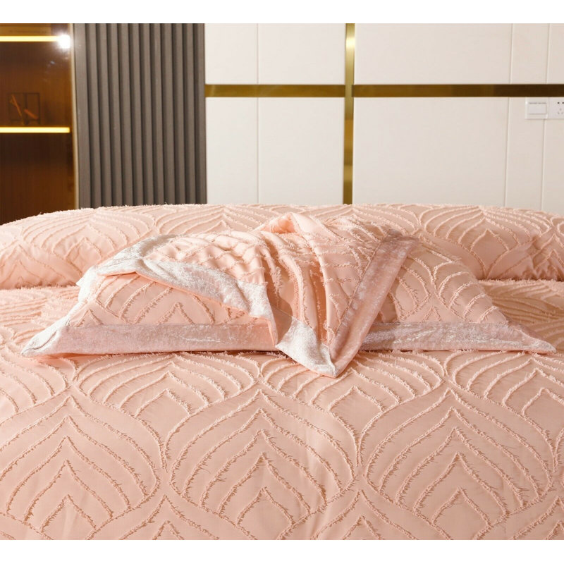 Chelsea Tufted Crushed Velvet Bedspread Set – Luxurious Soft Quilted Bedding with Matching Pillow Shams, Elegant Velvet Comforter Coverlet Set