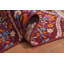 Tapis rouge all-over de style Gabbeh 6 x 9